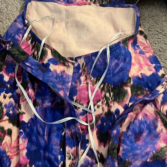 Zimmerman high Tide Frilled Mini Dress In Floral Print - Picture 7 of 8